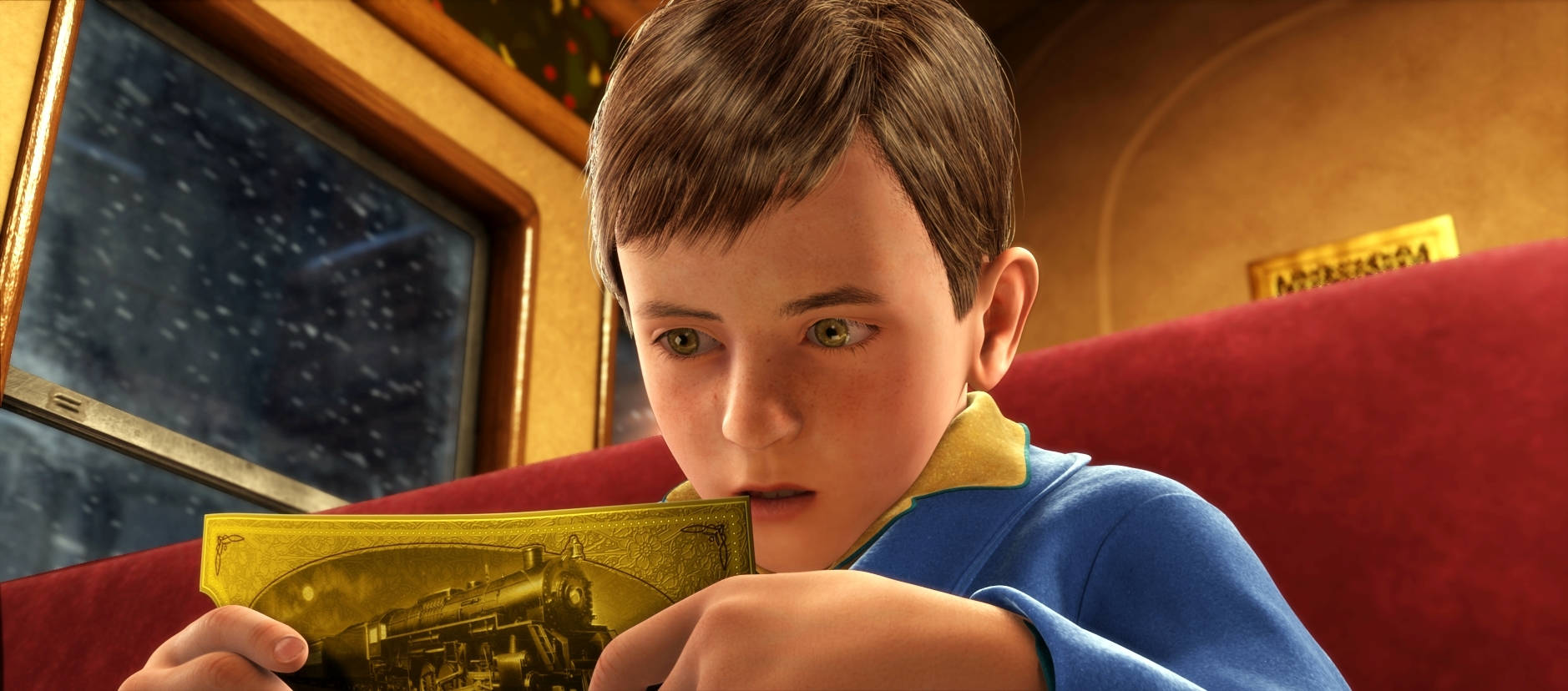 Chris Inside The Polar Express Wallpaper