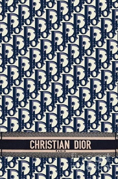 Christian Dior Pattern Wallpaper