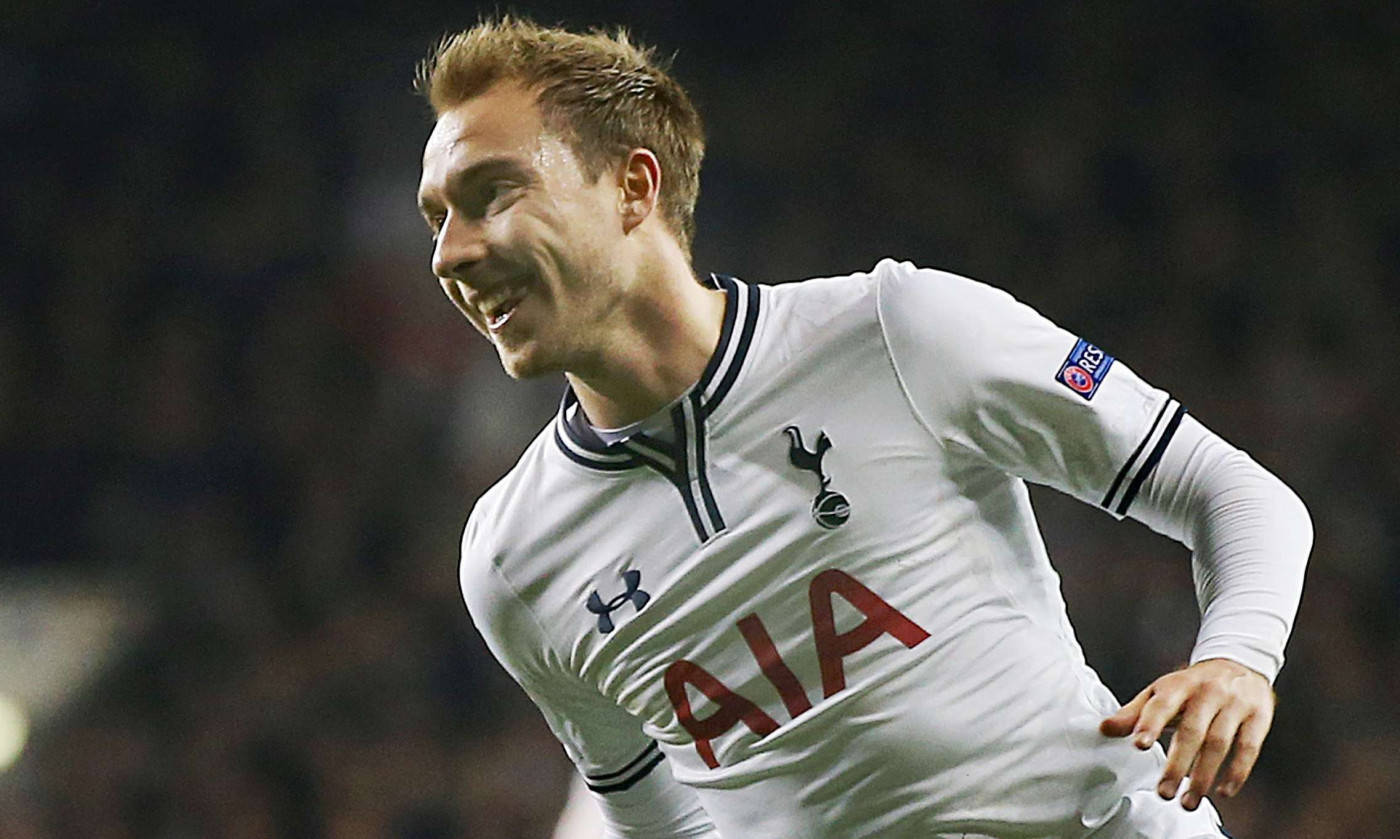 Christian Eriksen - A Moment Of Joy On The Field Wallpaper