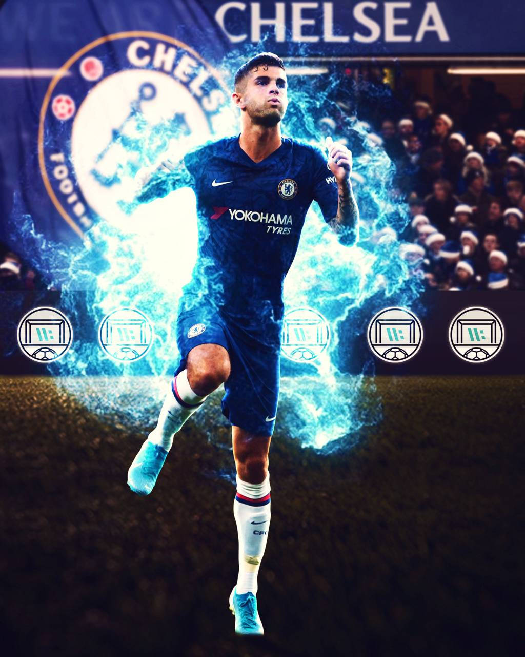 Christian Pulisic Dramatic Wallpaper