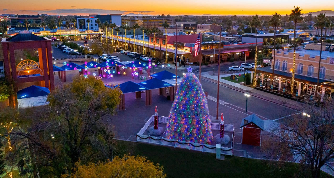 Christmas At Downtown Chandler Wallpaper