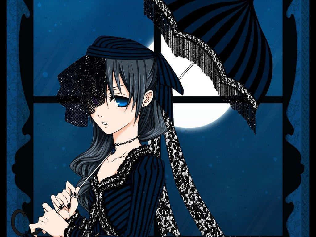 Ciel Phantomhive In Elegant Attire Wallpaper