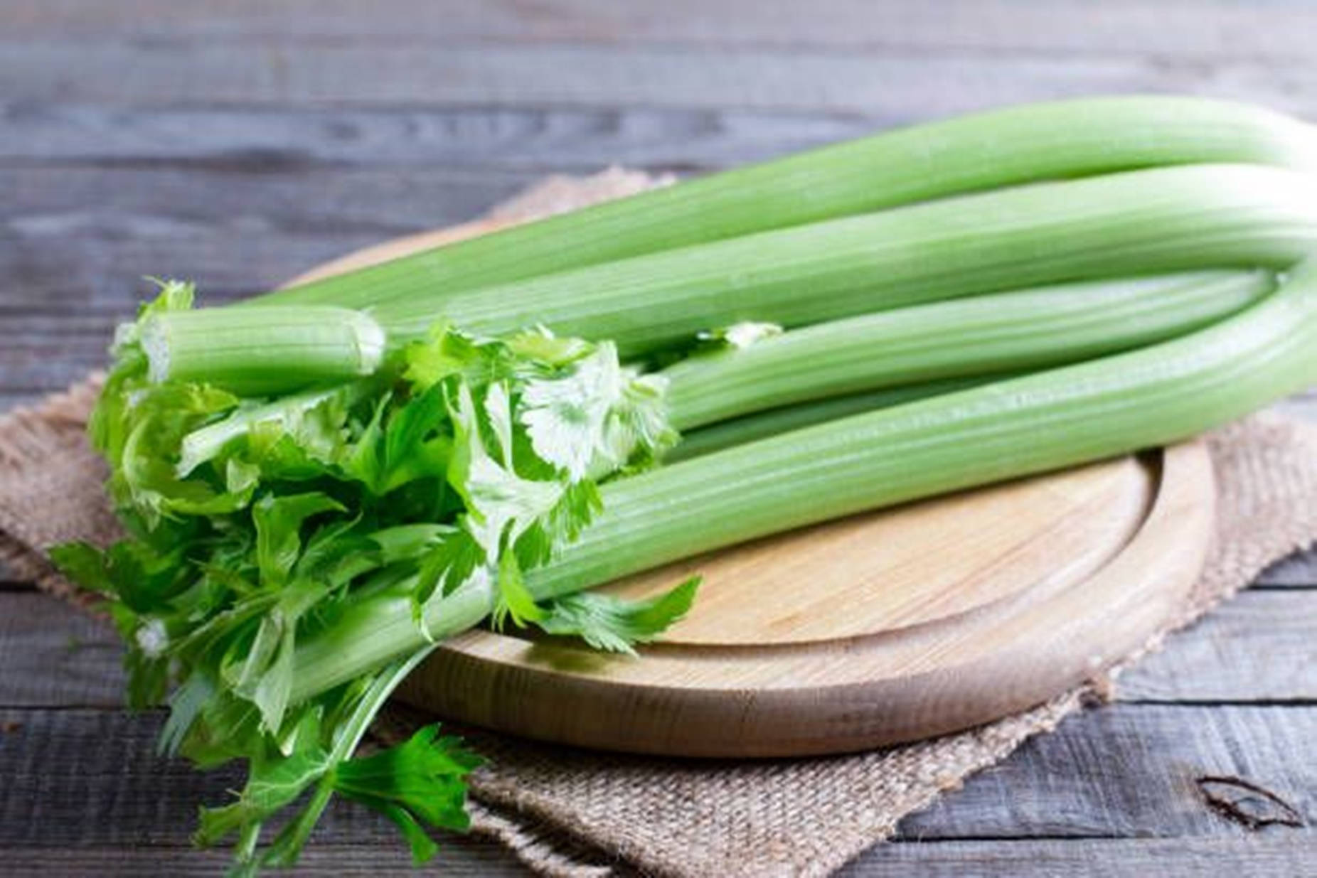 Circular Board Thick Stalk Celery Wallpaper