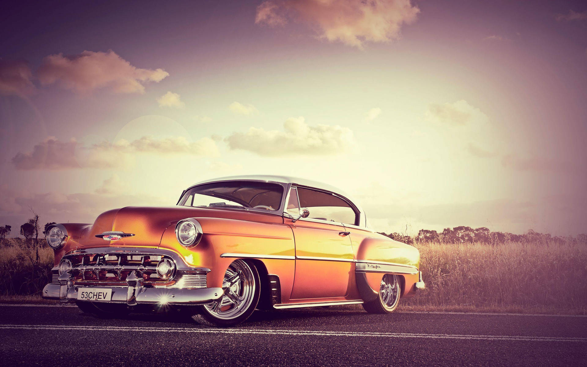 Classic Chevrolet Bel Air Car Wallpaper