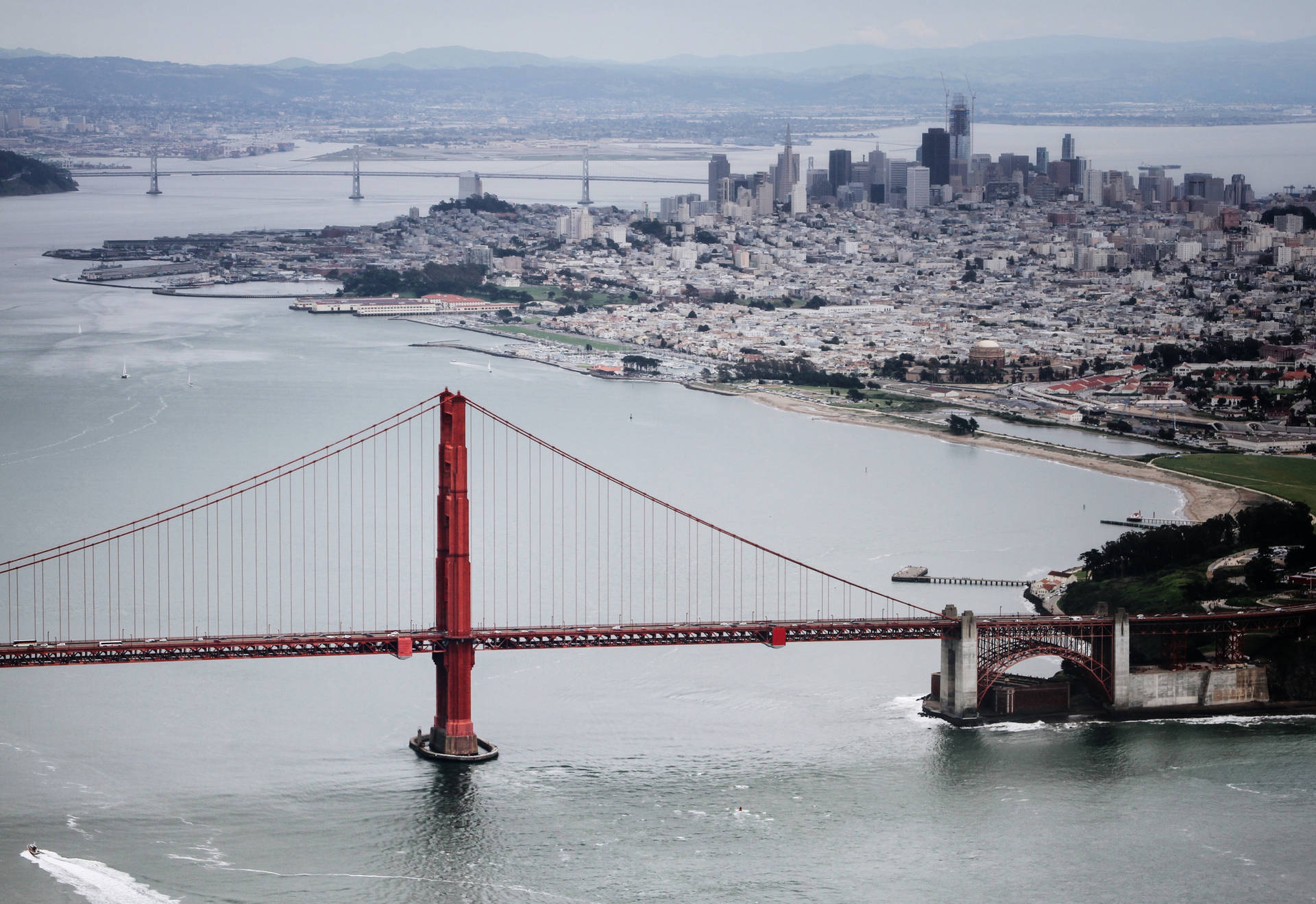 Clear Skyline Of San Francisco Photography Wallpaper