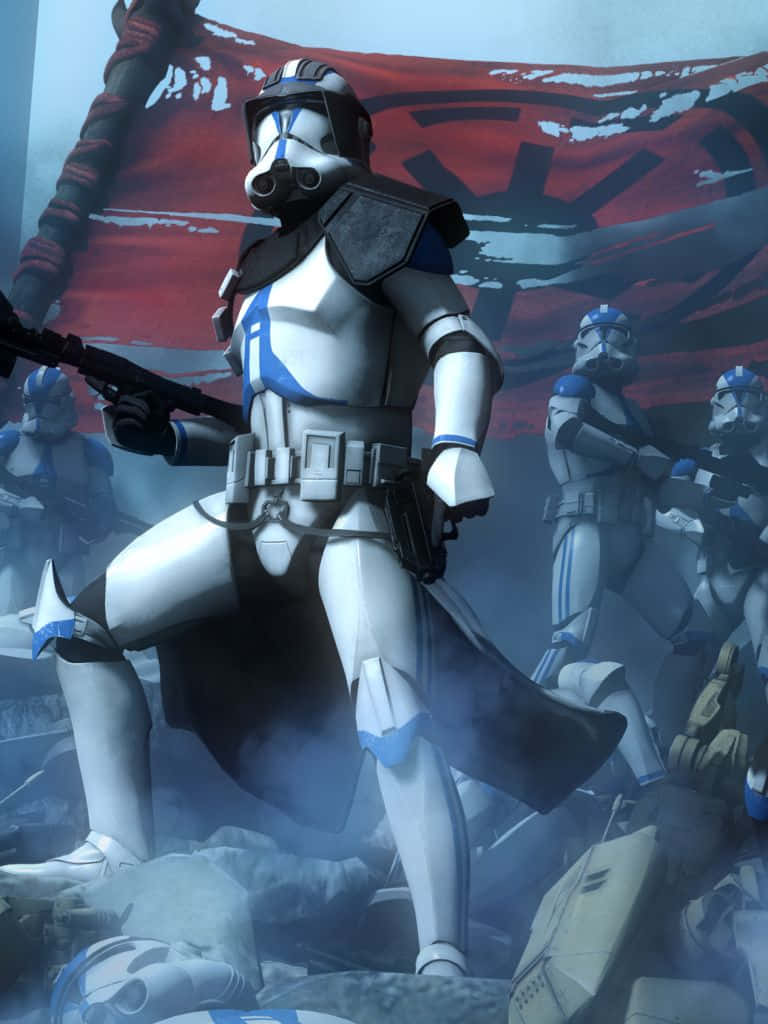 Clone Wars Flag Wallpaper