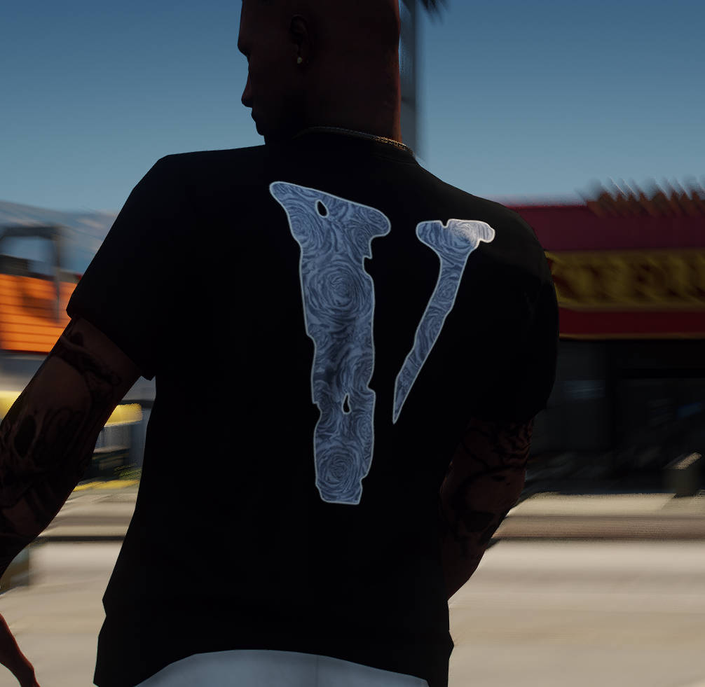 Close Up Gta 5 Game Character Vlone Pfp Wallpaper