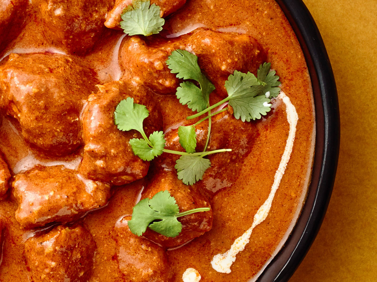 Close Up Of Butter Chicken Wallpaper