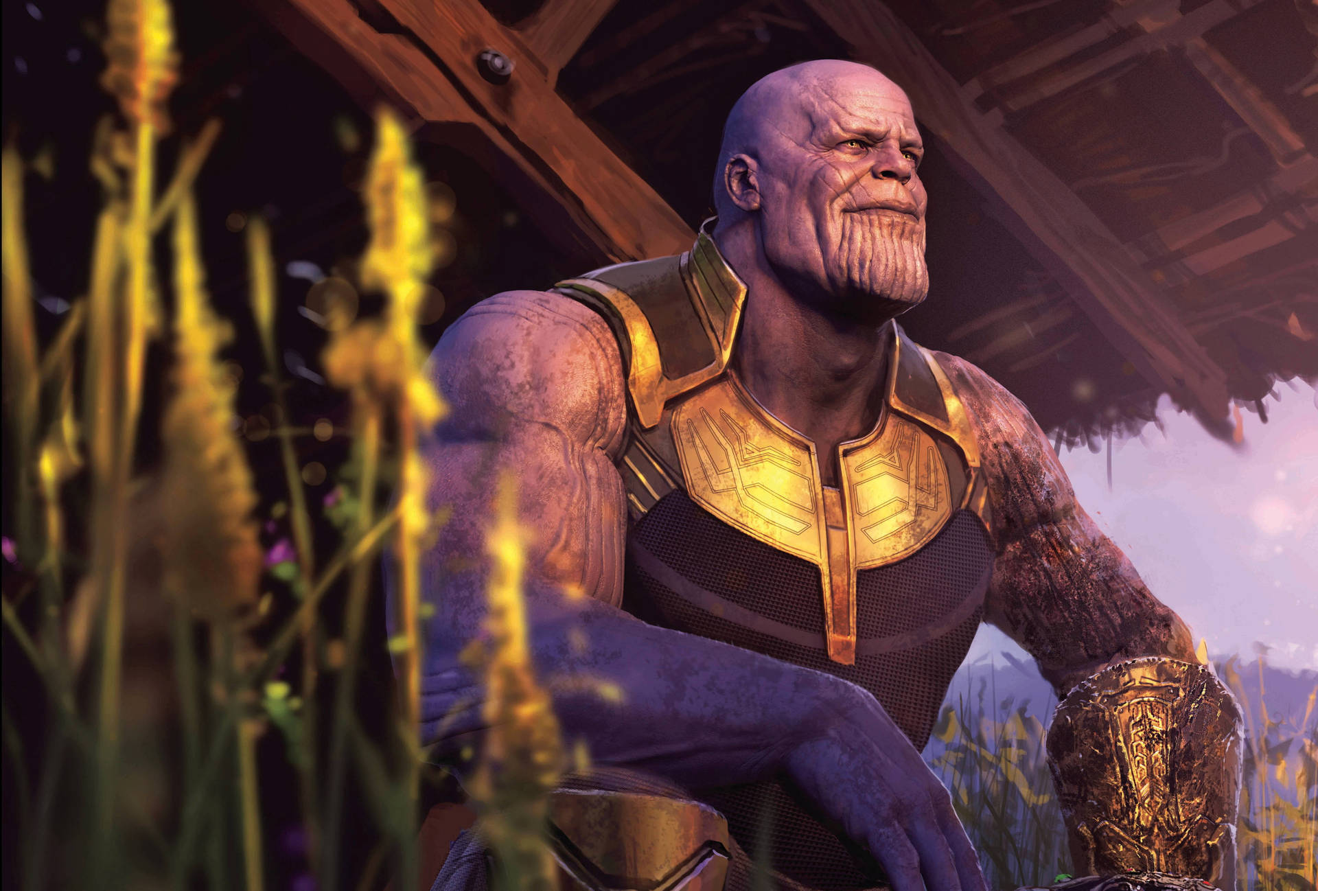 Closing Scene Thanos Hd Wallpaper