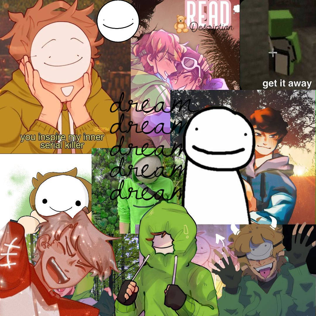 Collage Fanart Dream Minecraft Wallpaper