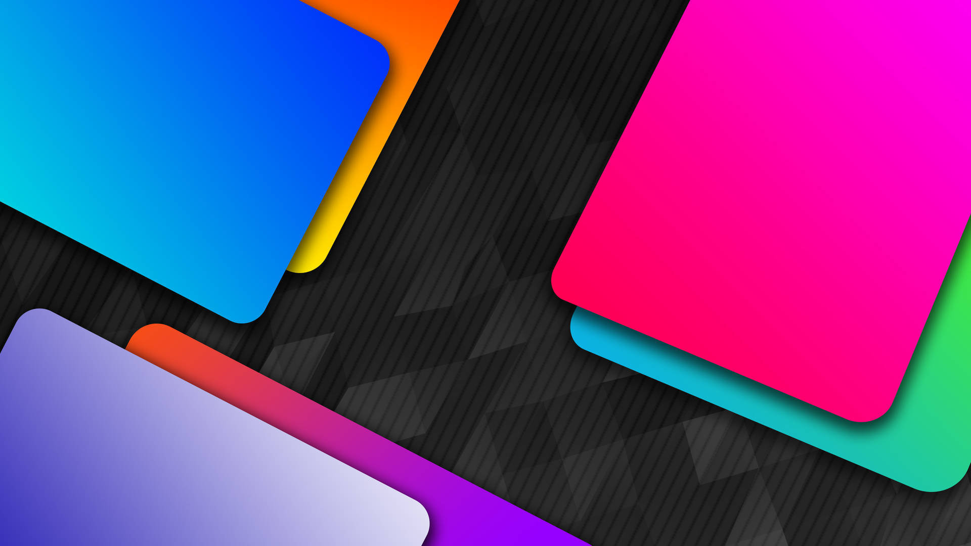 Colorful Rectangles Material Design Wallpaper