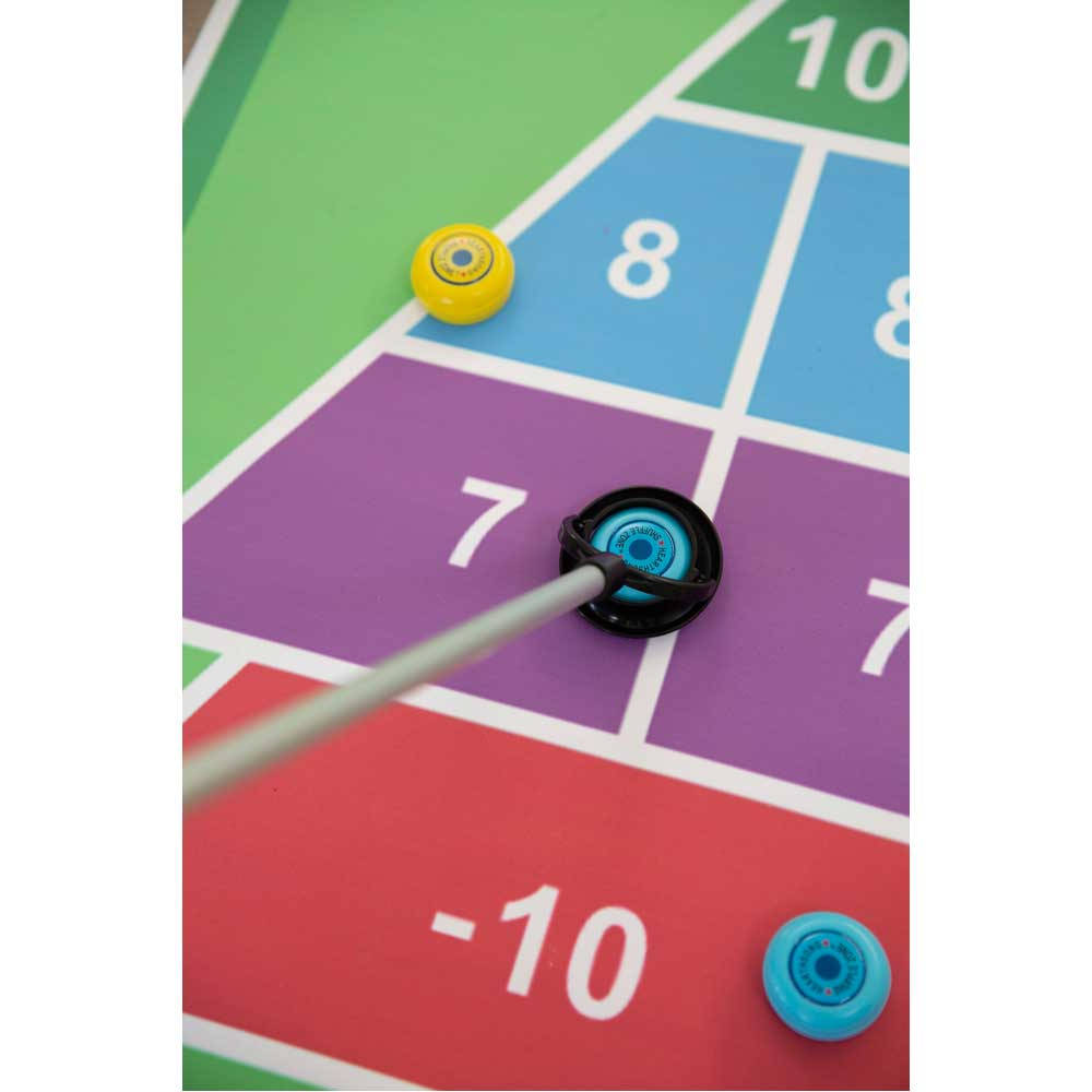 Colorful Shuffle Zone Shuffleboard Mat Game Wallpaper