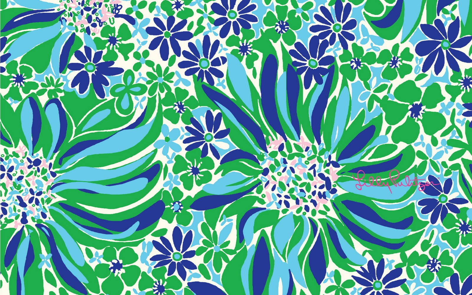 Cool Floral Lilly Pulitzer Desktop Wallpaper