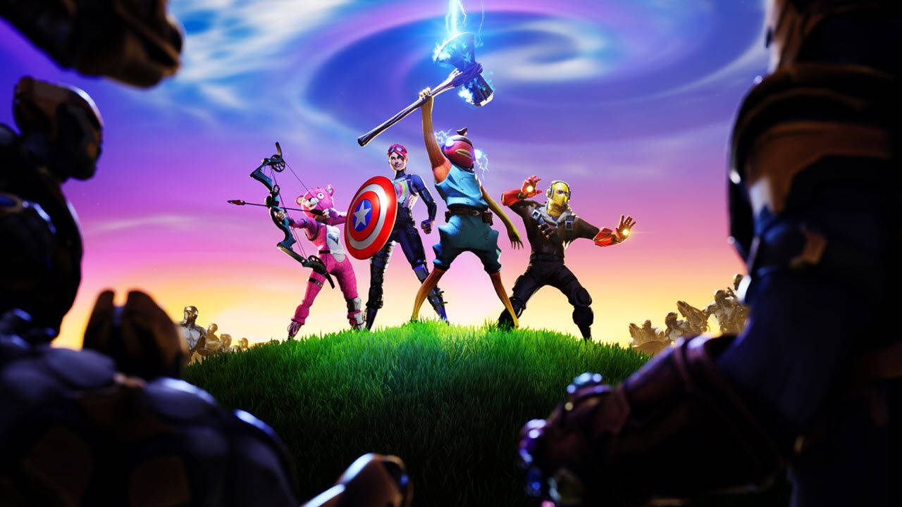 Cool Fortnite Marvel Art Wallpaper