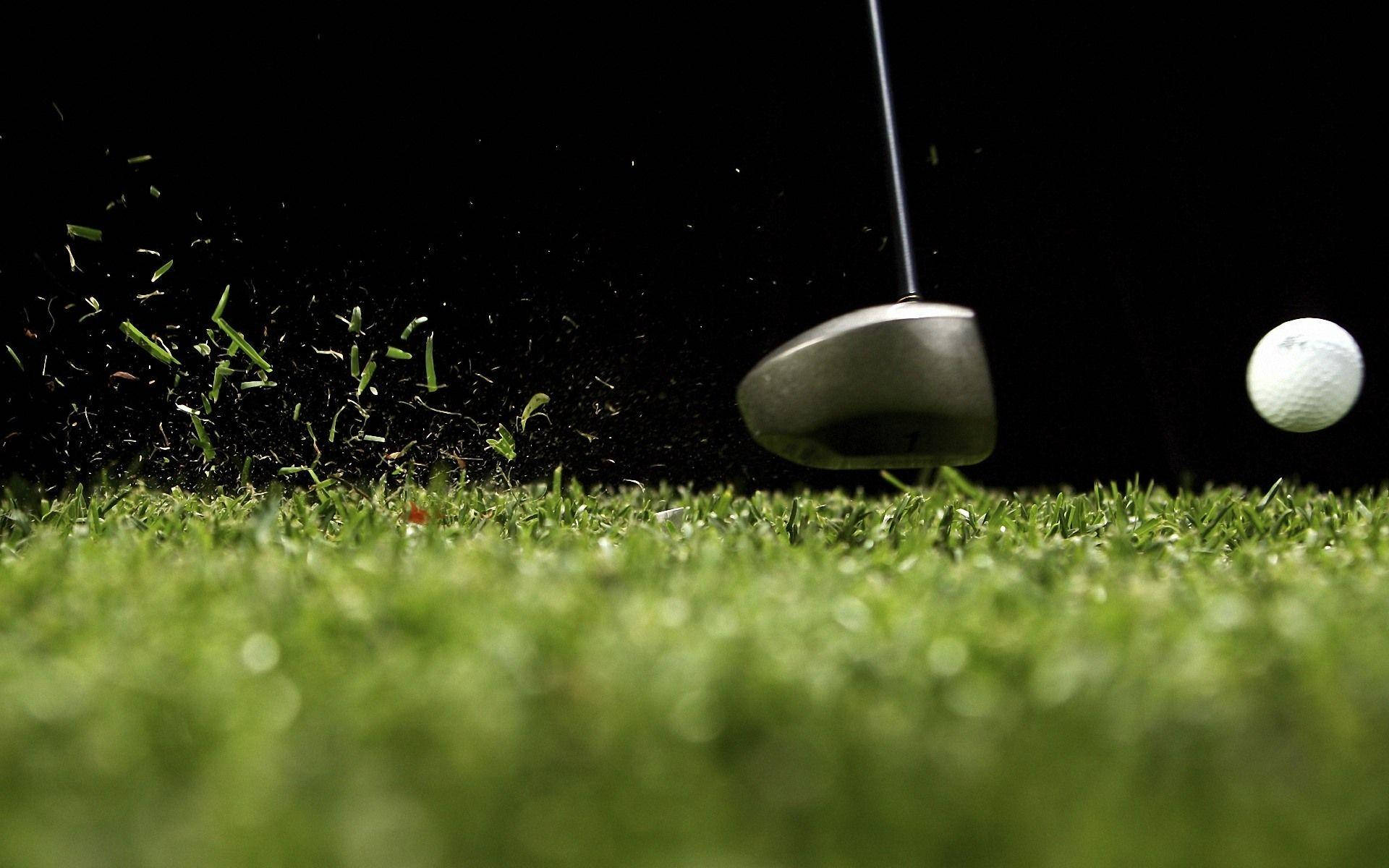 Cool Golf Stick And Ball Wallpaper