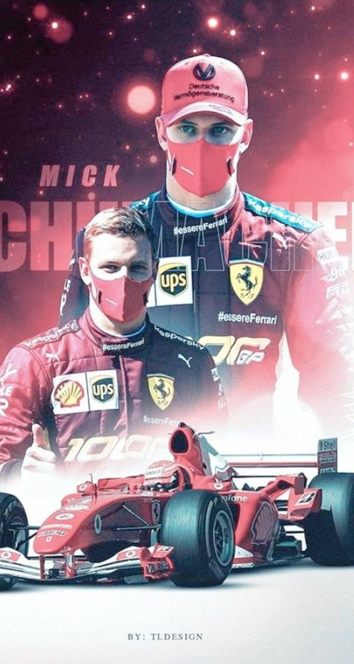 Cool Mick Schumacher Fan Edit Wallpaper