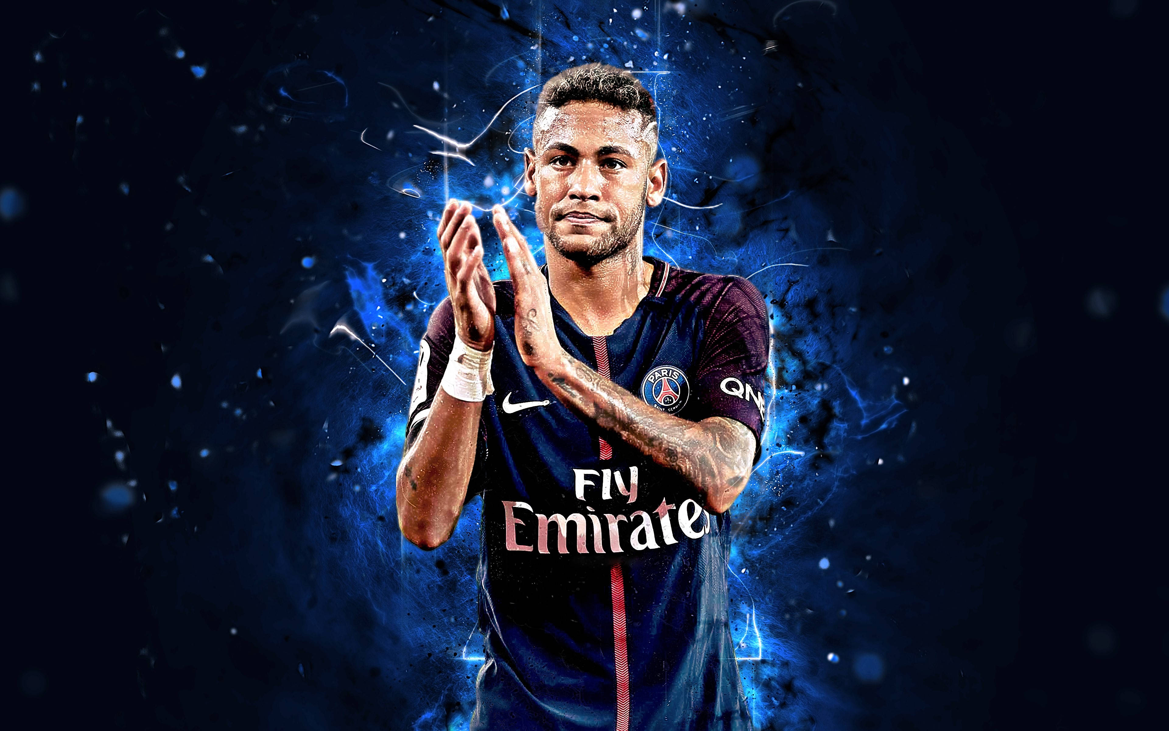 Cool Neymar Jr Clapping Wallpaper