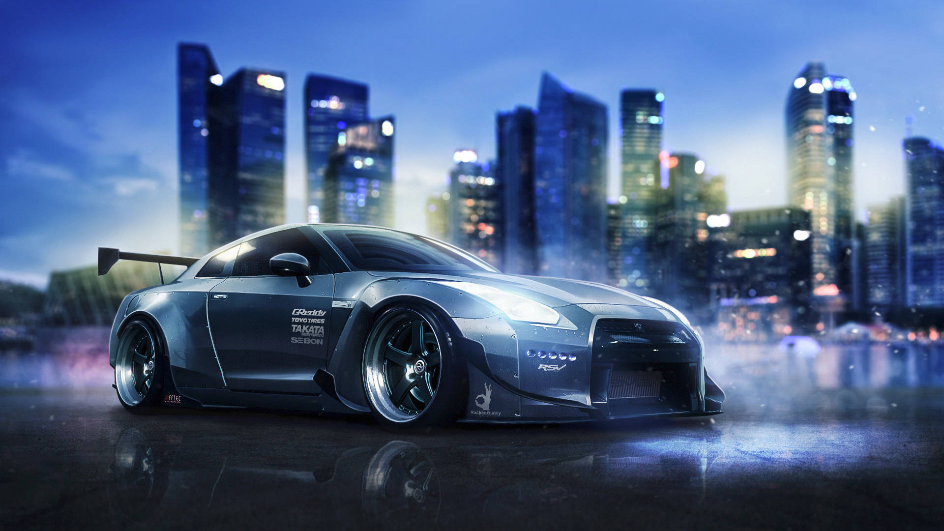 Cool Nissan Gt-r Car Tablet Wallpaper