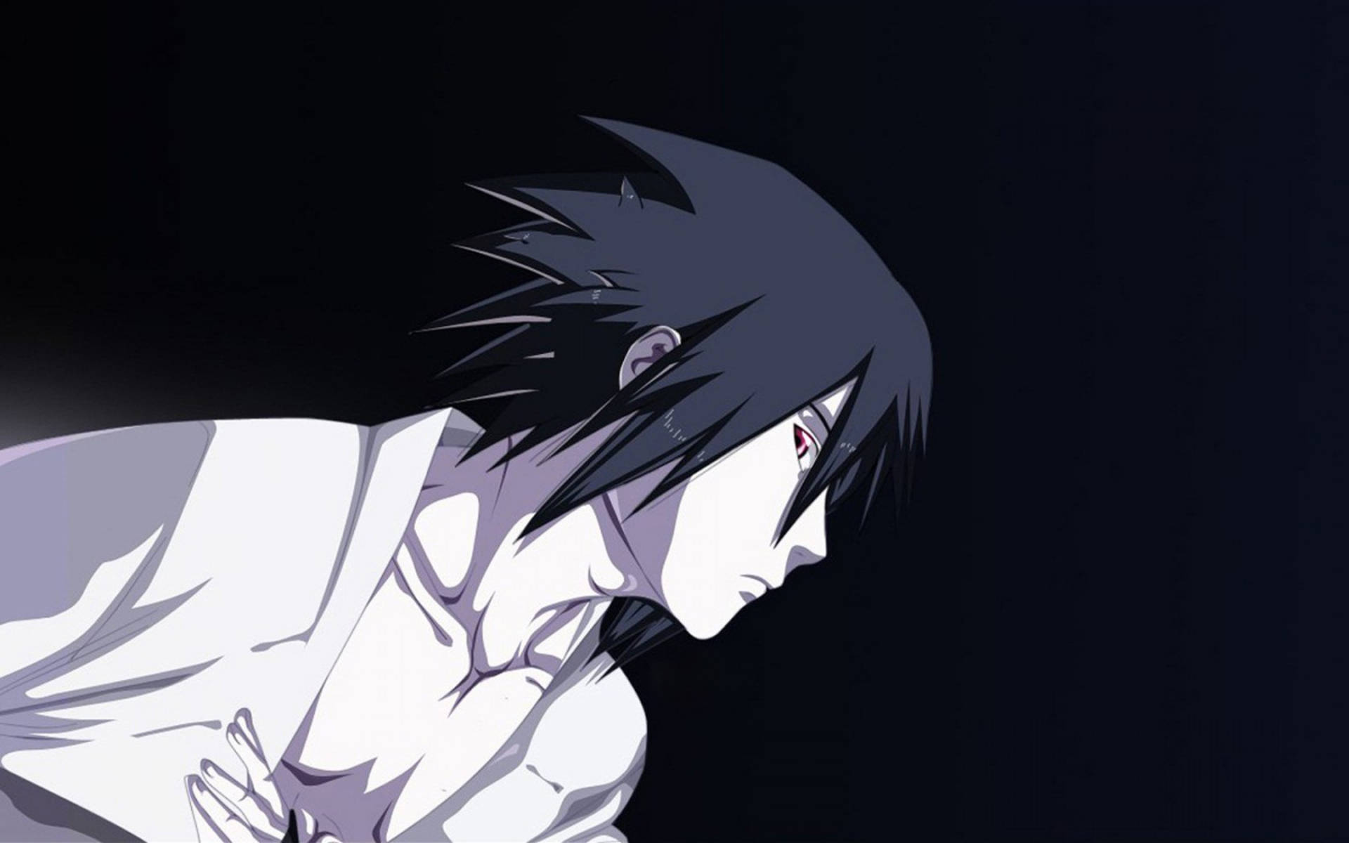 Cool Sasuke Side Glance Wallpaper