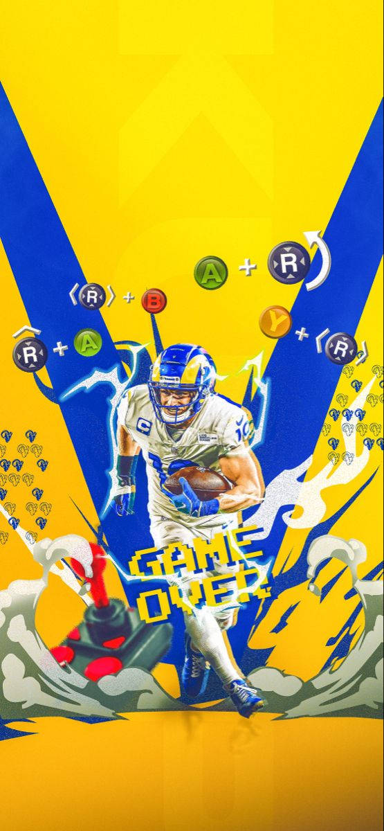 Cooper Kupp Nfl Los Angeles Rams Digital Art Wallpaper