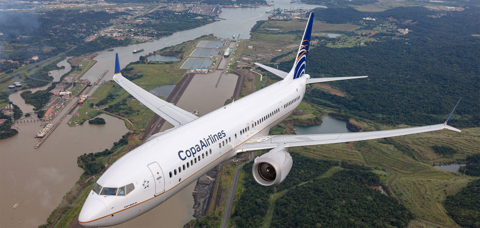 Copa Airlines Aerial Shot Wallpaper