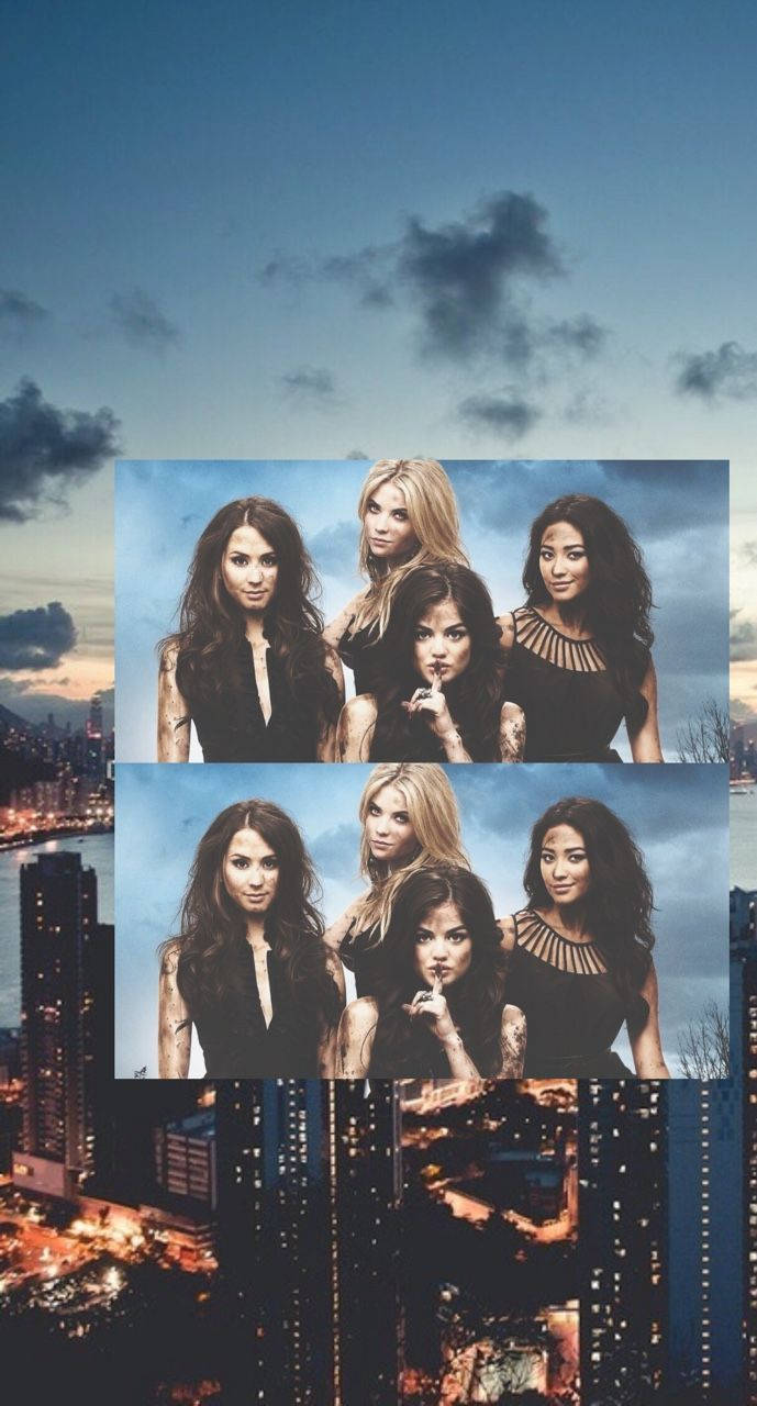 Core Cast Of Pretty Little Liars Wallpaper