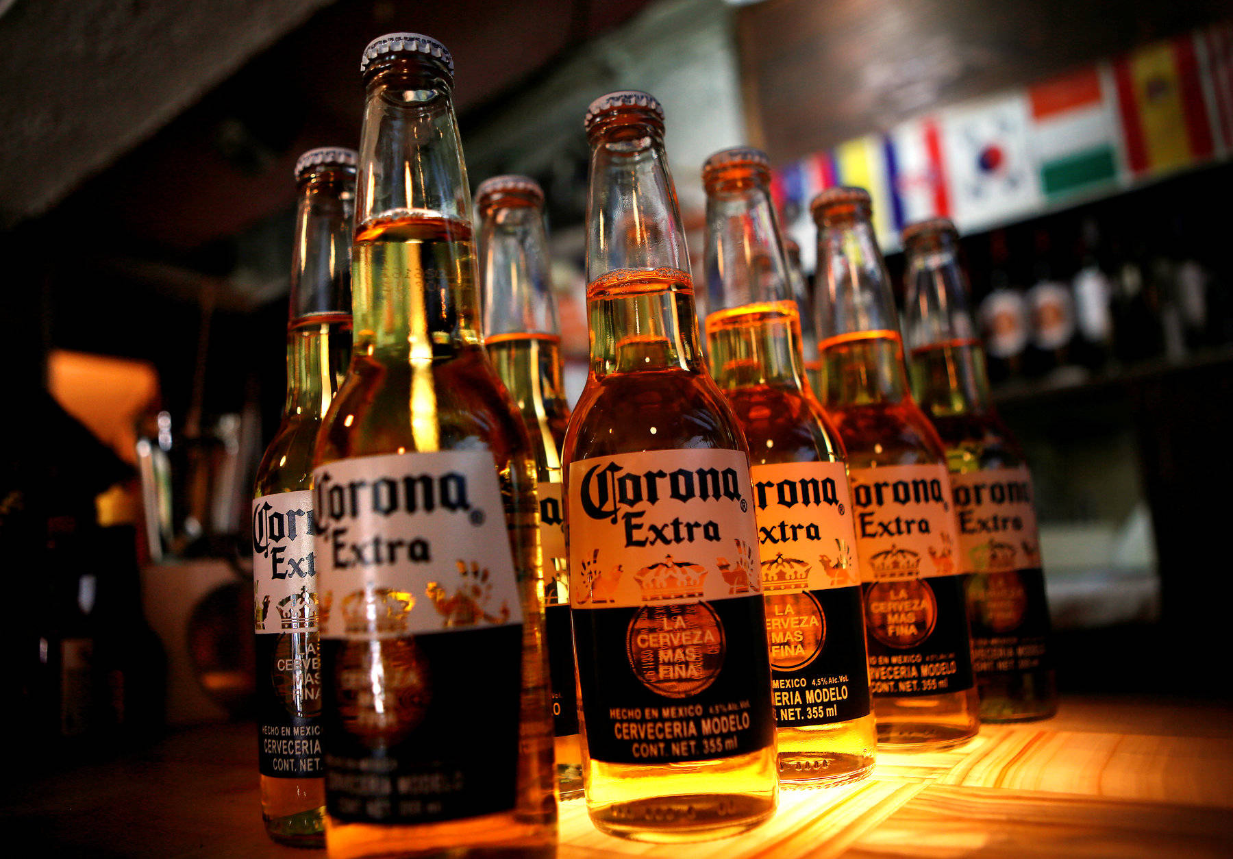 Corona Beer On The Bar Wallpaper