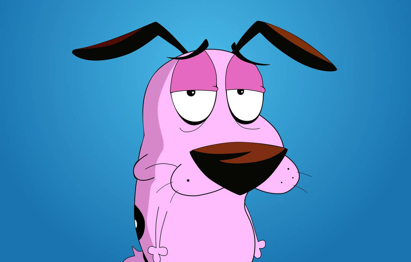 Courage The Cowardly Dog Sad Eyes Wallpaper