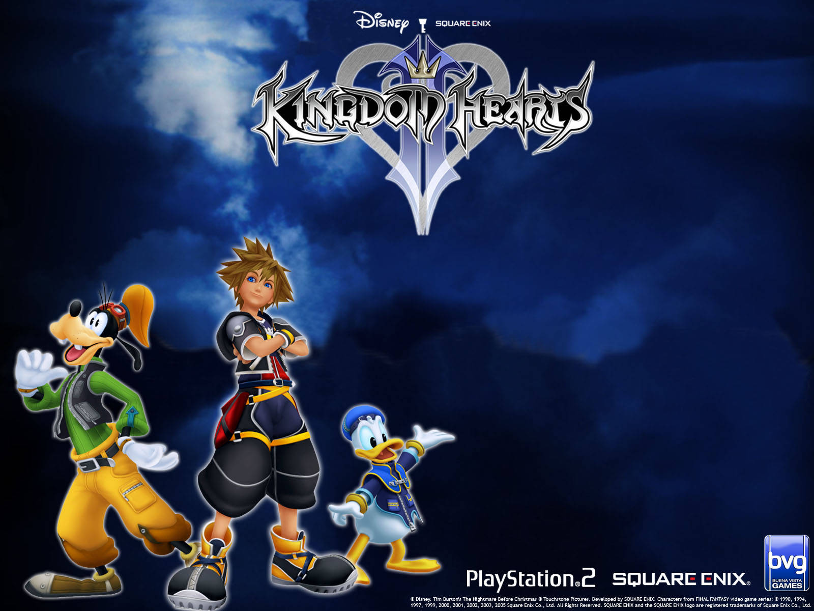 Cover For Kingdom Hearts Logo Wallpaper