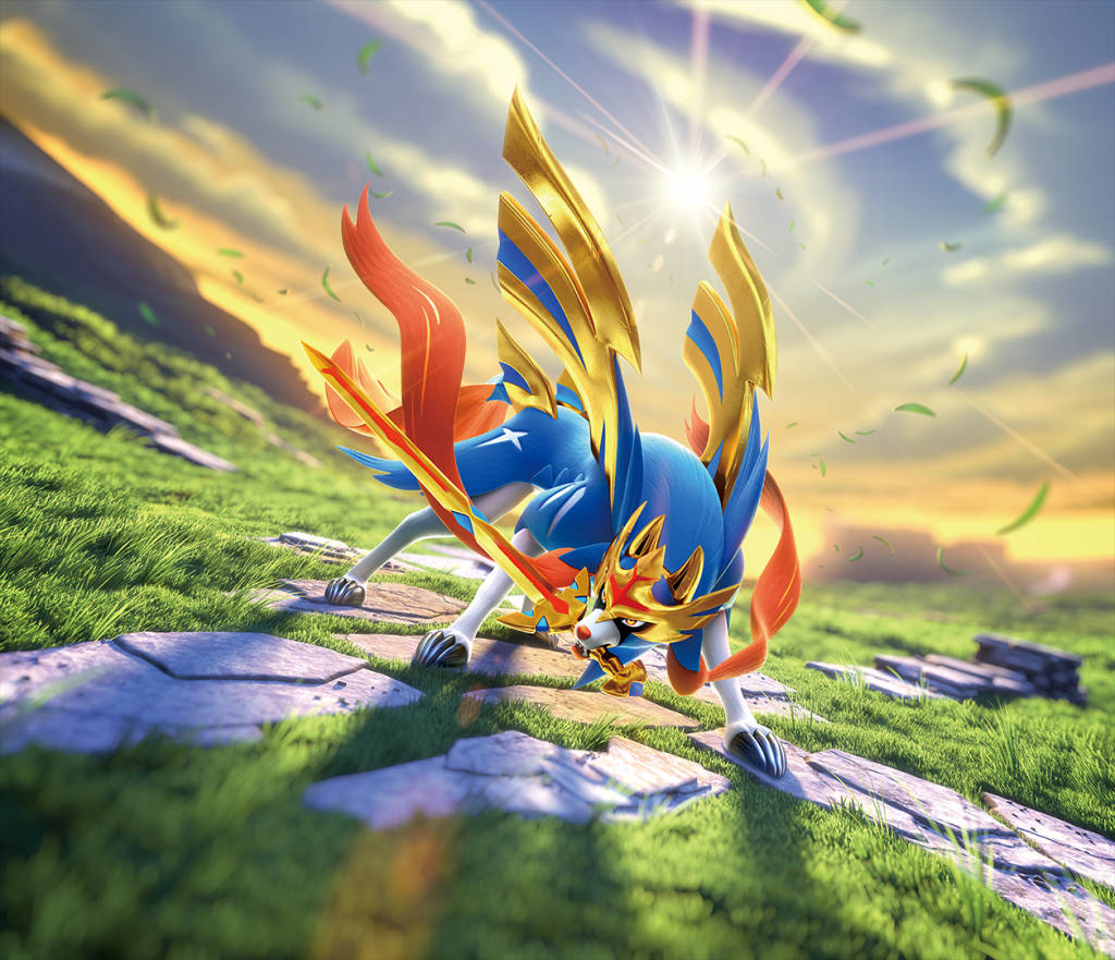 Crowned Sword Zacian Pokémon Sword And Shield Wallpaper