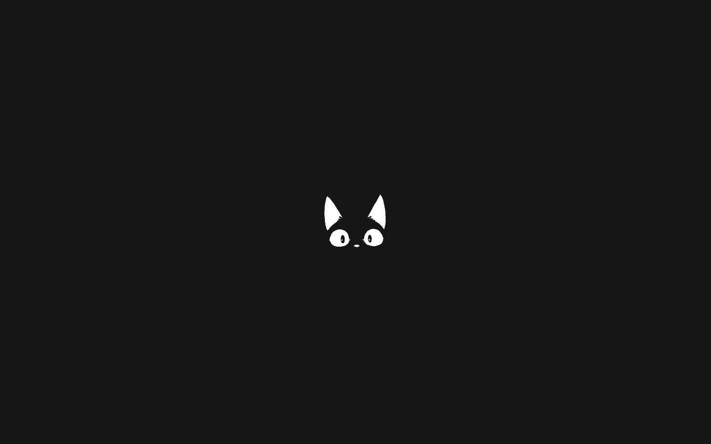 Cute Black And White Jiji Wallpaper