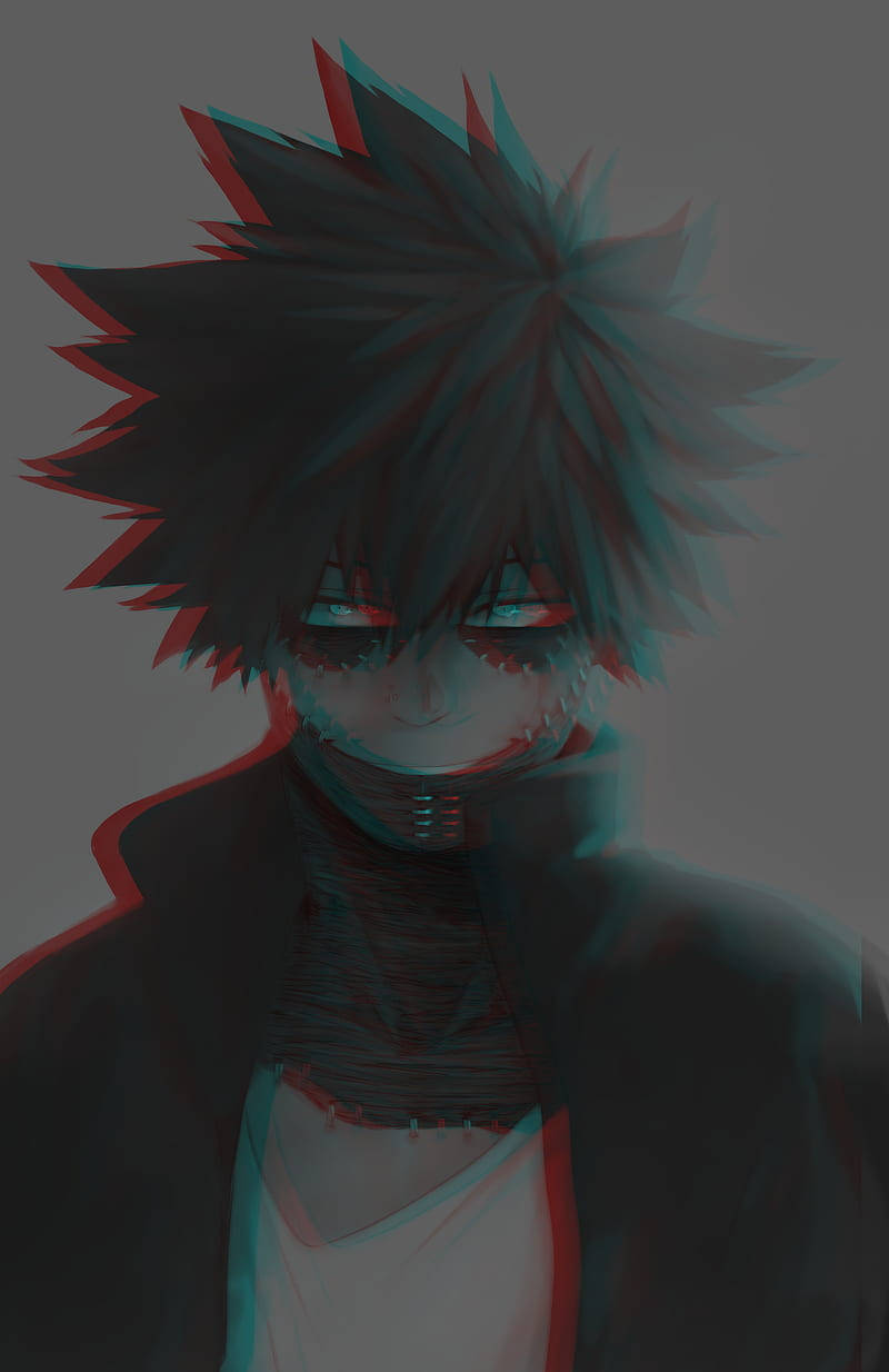 Cute Dabi Anaglyph 3d Effect Wallpaper