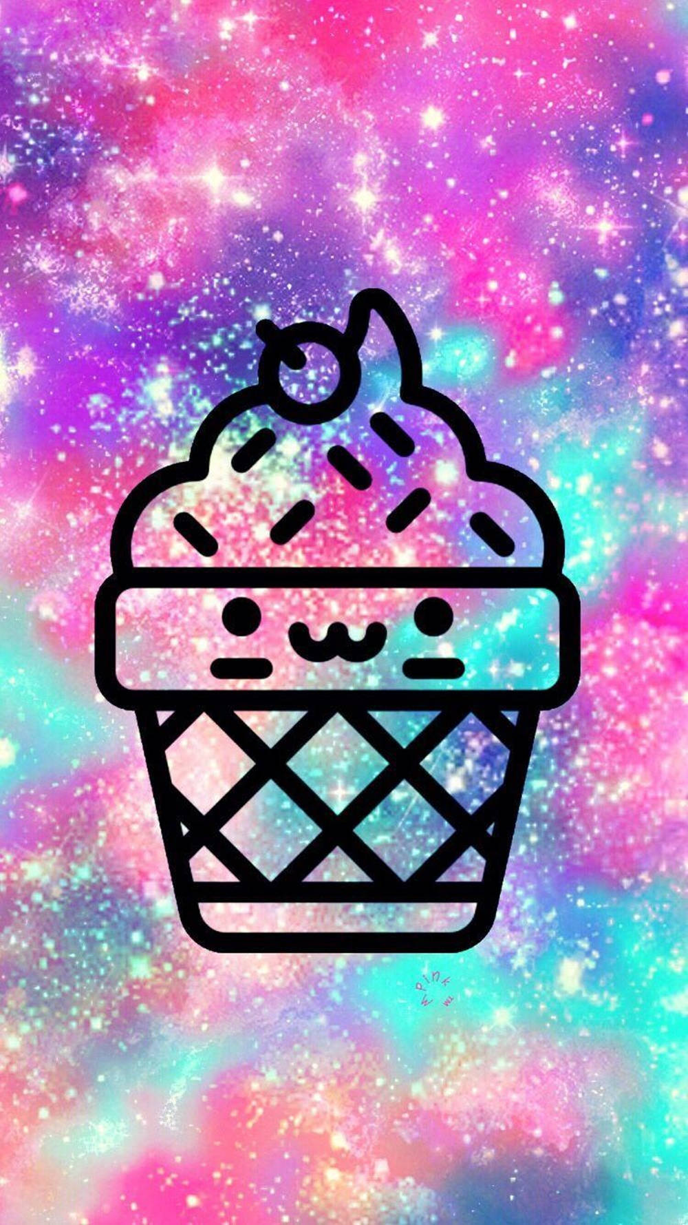 Cute Kawaii Aesthetic Ice Cream Wallpaper