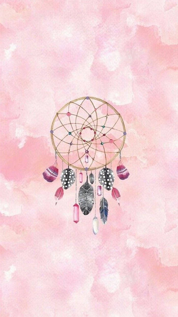 Cute Mobile Dreamcatcher Art Wallpaper