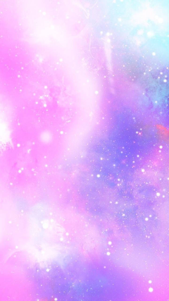 Cute Pastel Galaxy Watercolor Wallpaper