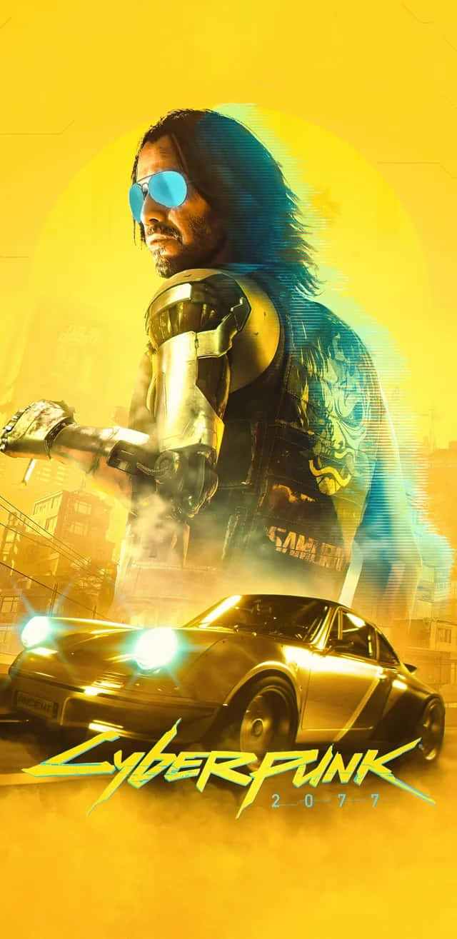 Cyberpunk2077 Game Characterand Car Wallpaper