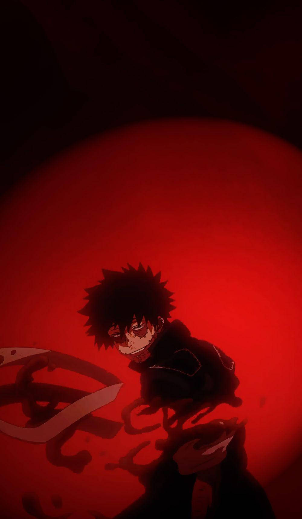 Dabi With A Mysterious Yet Aesthetic Background Wallpaper