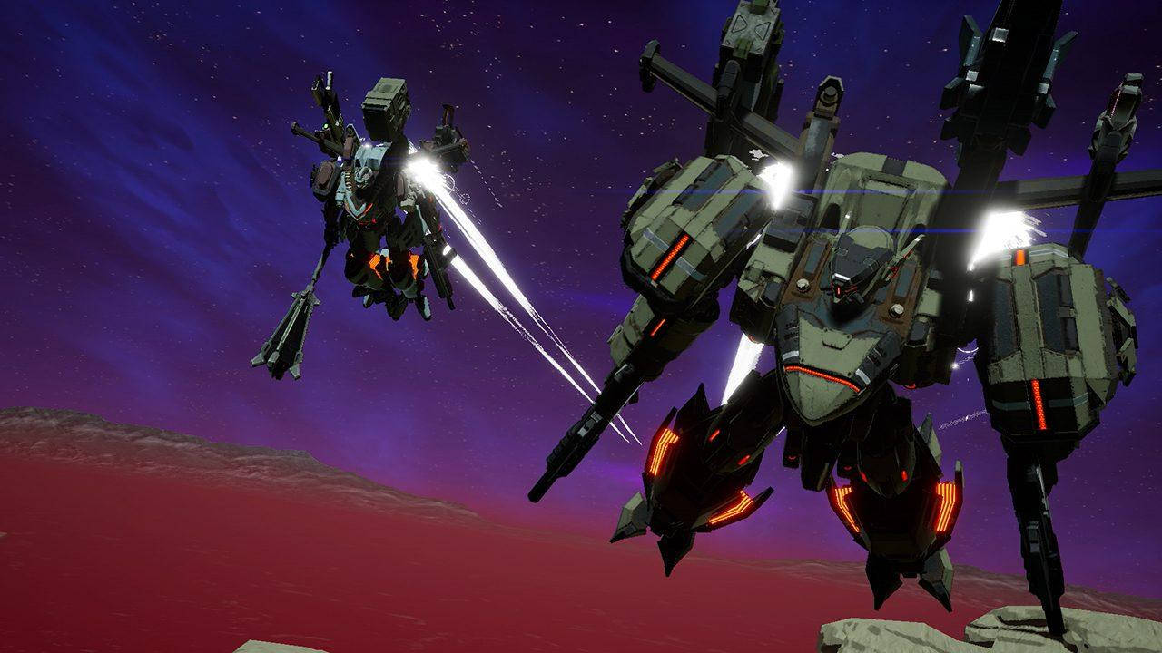 Daemon X Machina Flying Arsenals Wallpaper