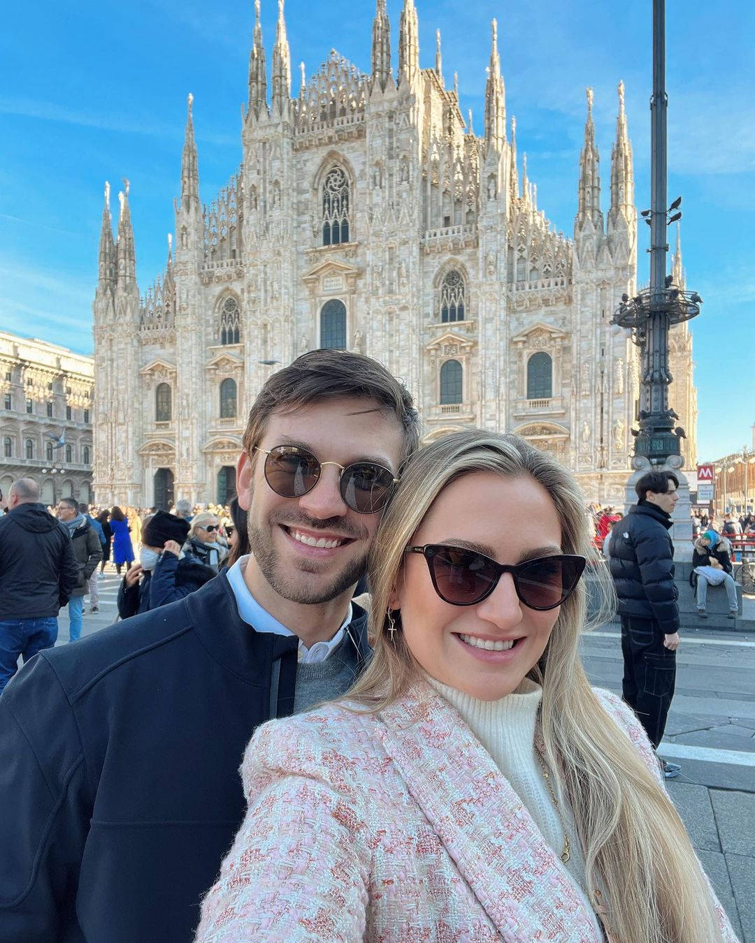 Daniel Suarez With The Woman He Loves Wallpaper