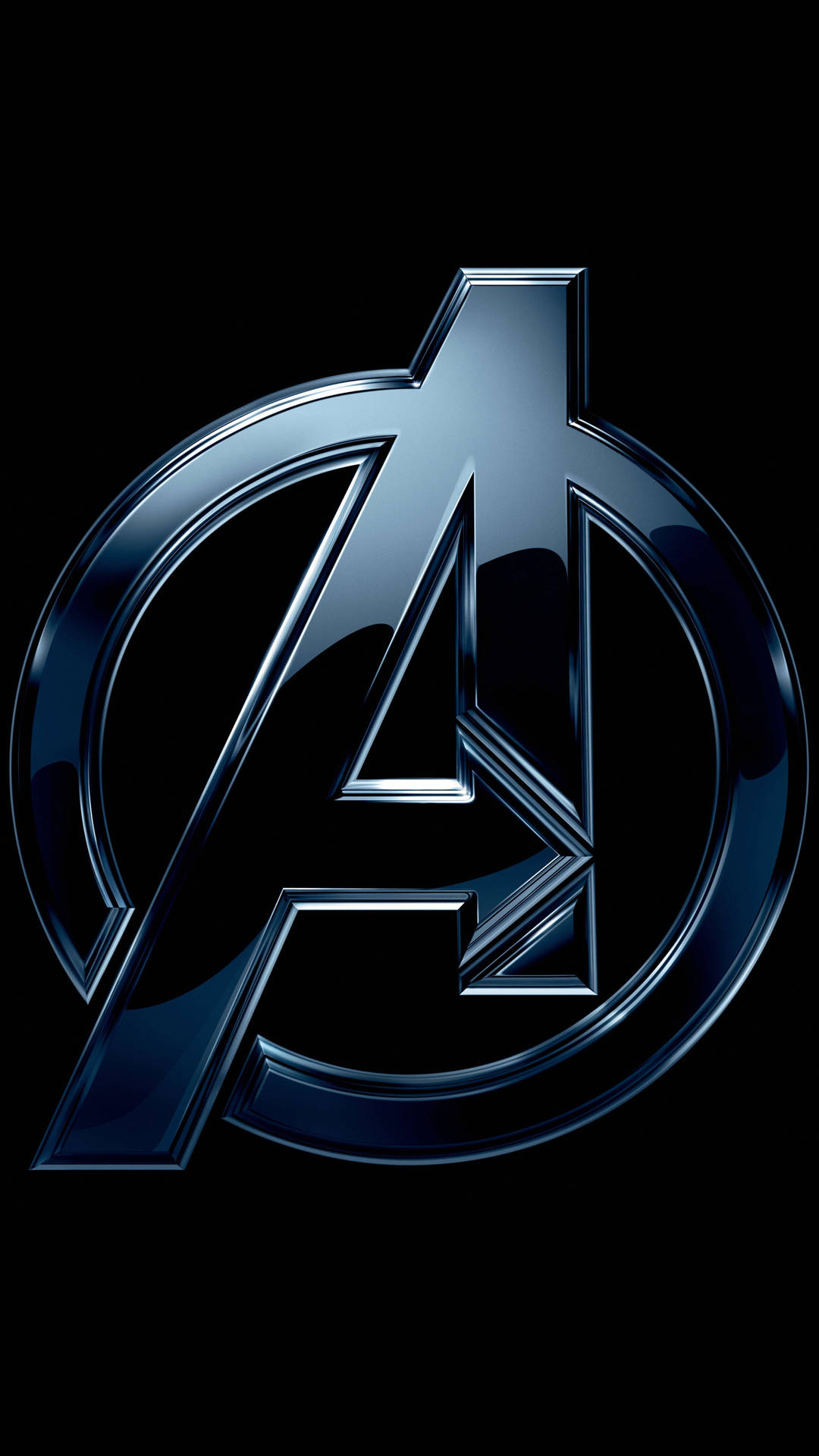 Dark Aesthetic Avenger 3d Logo Wallpaper