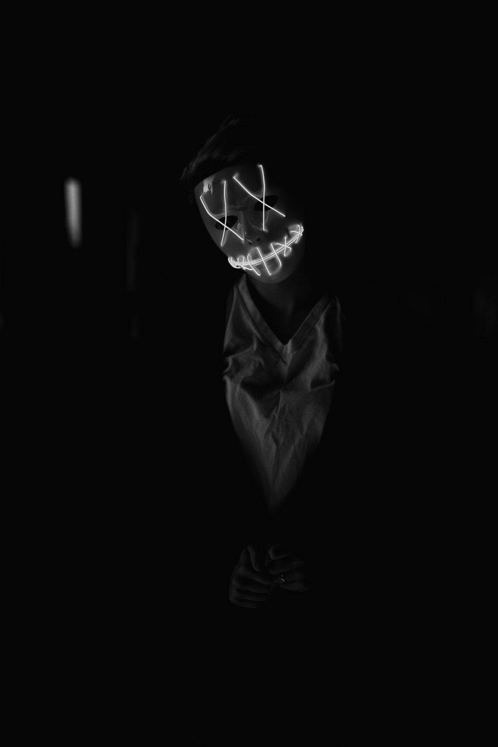 Dark Aesthetic Mask Man Wallpaper