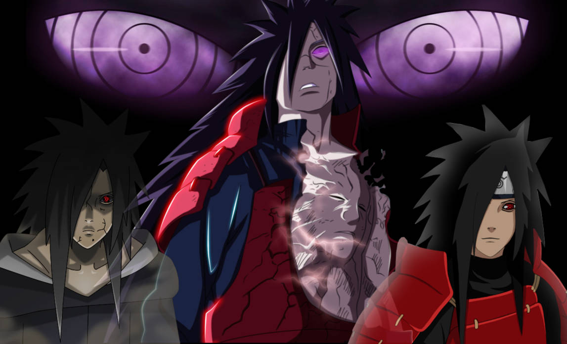 Dark And Powerful - Madara Uchiha Fan Art Wallpaper