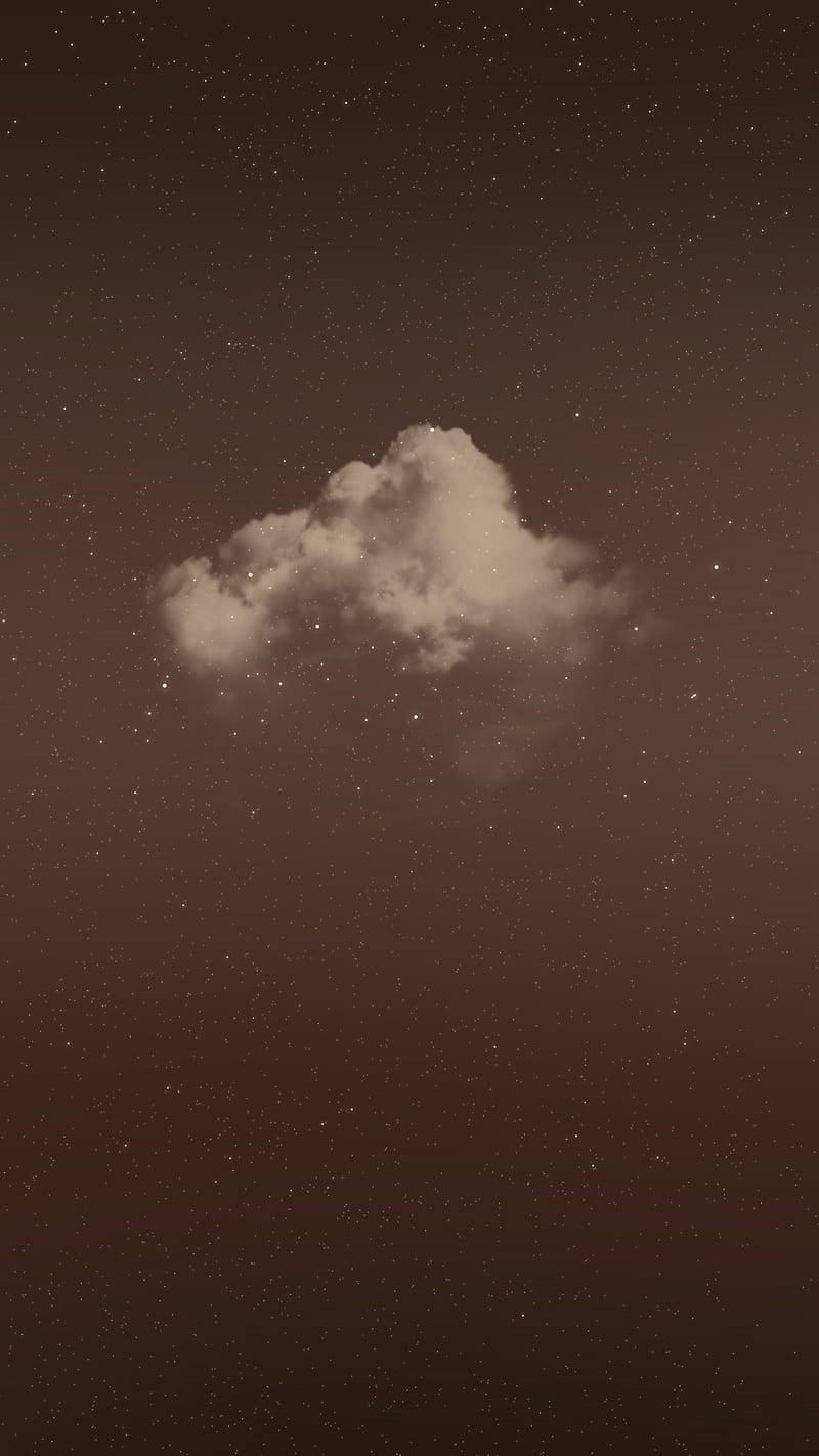 Dark Brown Aesthetic Sky Wallpaper