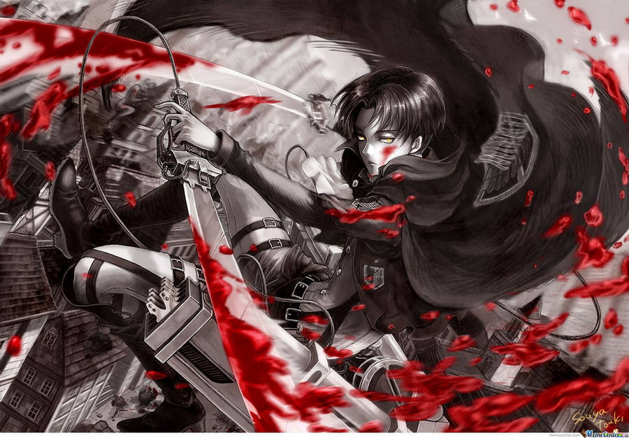 Dark Levi Edgy Anime Pfp Wallpaper