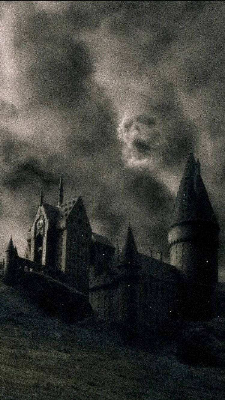 Dark Mark Harry Potter Hogwarts Iphone Wallpaper