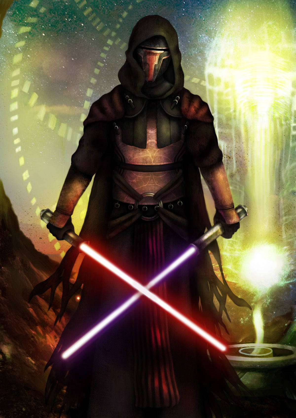 Darth Revan In Full Sith Armor Wallpaper