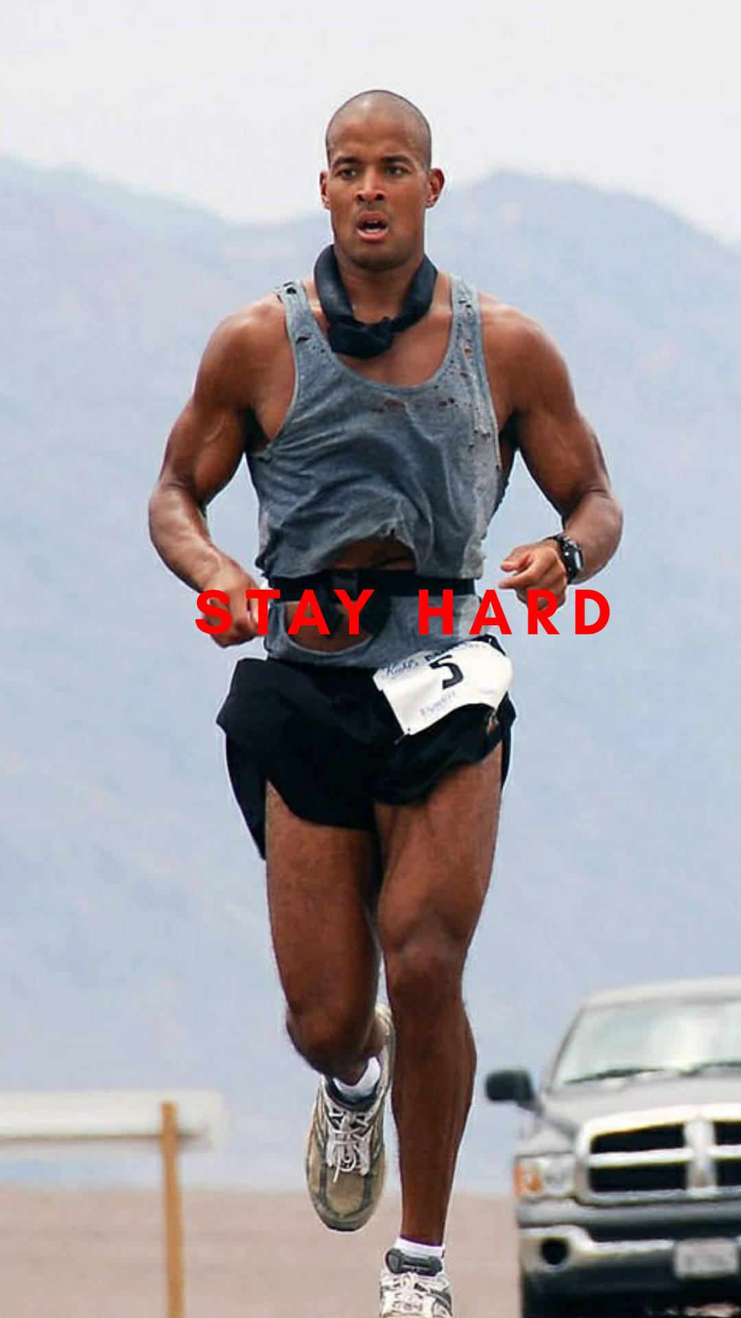 David Goggins Marathon Training Wallpaper