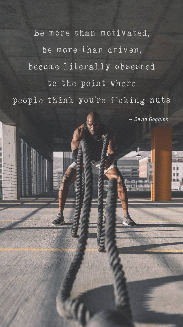 David Goggins Motivational Photo Wallpaper