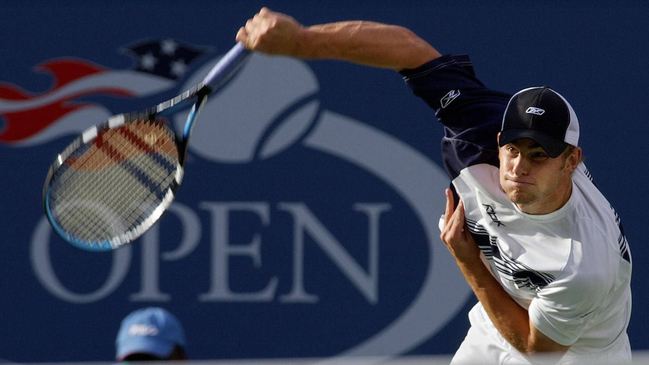 David Nalbandian In Action Wallpaper