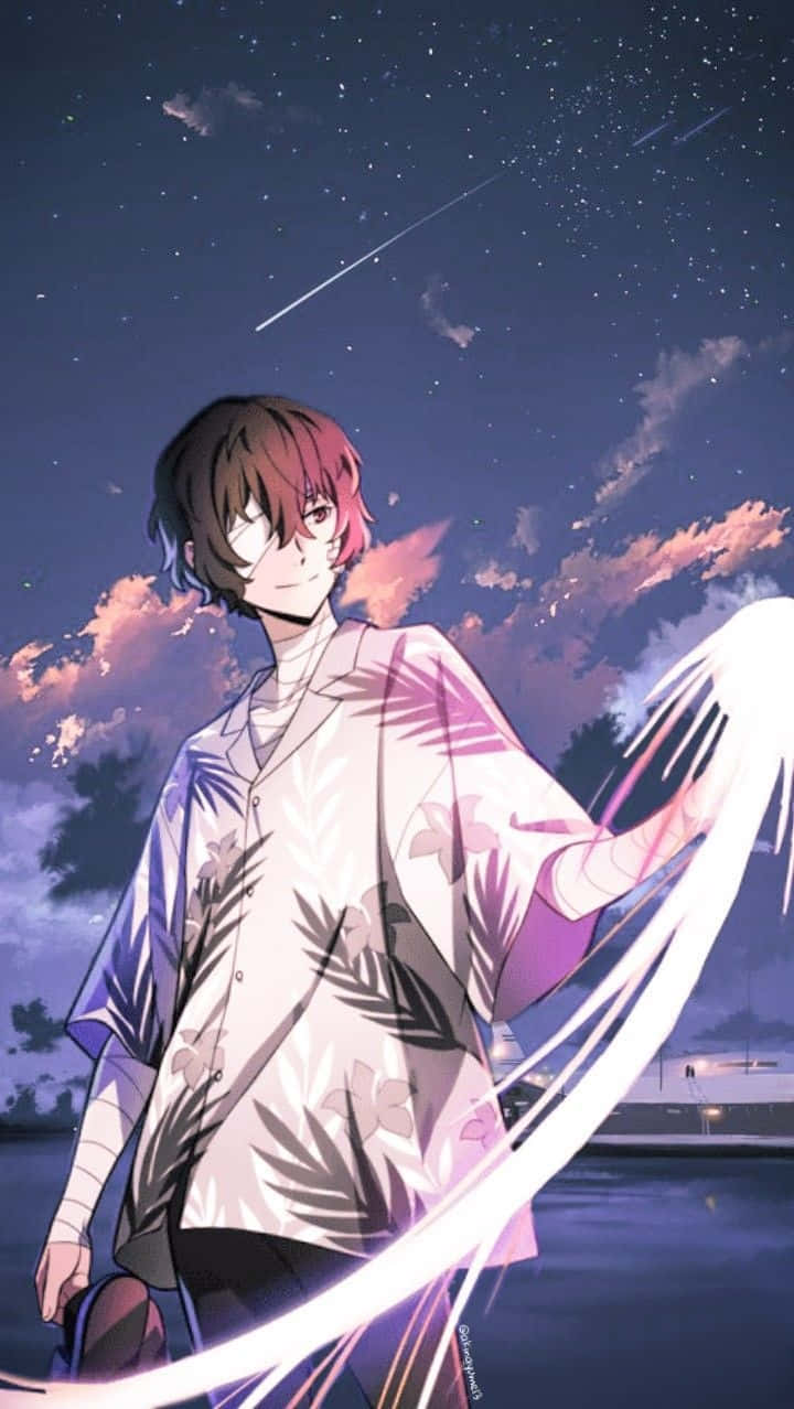 Dazai Osamu Aesthetic Summer Night Wallpaper